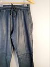 Calça Juju Costa couro