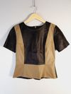 Blusa S/M couro