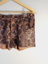 Shorts Clé couro