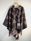 Poncho Gucci reversível