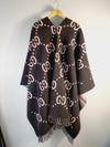 Poncho Gucci reversível