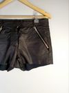 Shorts Animale couro