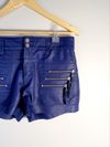 Shorts Animale couro