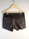 Shorts Animale couro