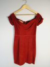 Vestido Juliana Sanmartin camurça