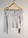 Blusa Tássia Ely couro