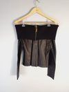 Blusa Tássia Ely couro