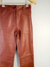 Calça Juliana Sanmartin couro