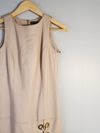 Vestido Effet couro