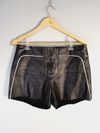 Shorts Animale couro