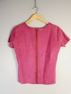 Blusa Juliana Sanmartin camurça