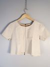 Blusa LMG couro