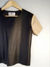 Blusa Tannerie couro