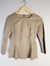 Blusa Juliana Sanmartin couro