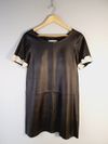 Vestido Tannerie couro
