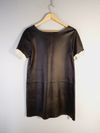 Vestido Tannerie couro