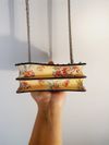 Bolsa Fendi Scalloped Studded Floral Print Small