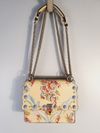 Bolsa Fendi Scalloped Studded Floral Print Small