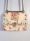 Bolsa Fendi Scalloped Studded Floral Print Small