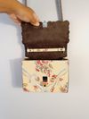 Bolsa Fendi Scalloped Studded Floral Print Small