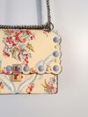 Bolsa Fendi Scalloped Studded Floral Print Small