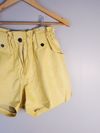 Shorts Zinnia couro