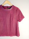 Blusa Zinnia couro