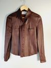 Camisa Tannerie couro