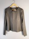 Blusa Tannerie couro
