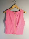 Blusa Juliana Sanmartin camurça