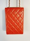 Bolsa Chanel Quiltedd Trendy CC Phone Holder