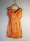 Vestido Liziane Richter couro