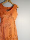 Vestido Liziane Richter couro
