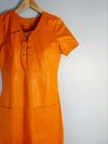 Vestido S/M couro