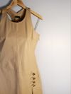 Vestido Effet couro