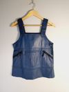 Blusa Andrea Bogosian couro