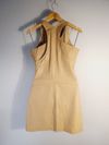 Vestido Effet couro