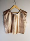 Cropped Minimale couro