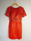 Vestido Cruise couro