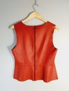 Blusa Carmim couro