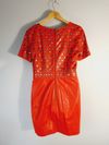 Vestido Cruise couro