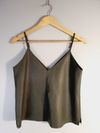 Blusa Suellen Ribeiro couro