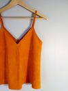 Blusa Zinnia camurça