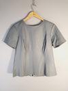 Blusa Effet couro