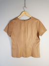Blusa Claudia Martinez couro