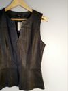 Blusa Daslu couro