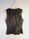 Blusa Daslu couro