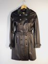 Trench Coat Minimale couro