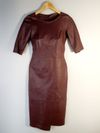 Vestido Tannerie e Claudia Bartelle couro