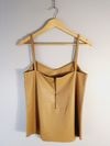 Blusa Muy Guappa couro